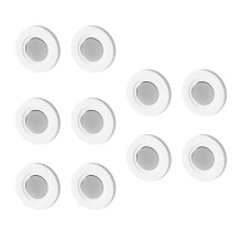 Packung mit 10 magnetischen Fernbedienungshaltern zur