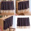 Elegant Grid Pattern Lace Trim Dustproof-Navy blue 150x91cm 3