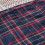 Elegant Grid Pattern Lace Trim Dustproof-Navy blue 150x91cm 5