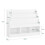 SoBuy Kids Bookshelf with 3 Storage Compartments, White 3