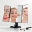 Touch Screen LED Makeup Mirror with 24 Lights 3X Magnification 2