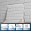 12Pcs Brick Pattern Panels Sound Absorbing Panels Noise-White 3