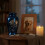 Elegant Pattern Mermorial Urn For Pet Cremation Ashes-Purple 6
