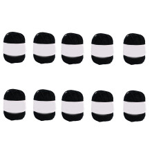 Milk Cotton Acrylic Blend Yarn 4 Strands Designs For-Black