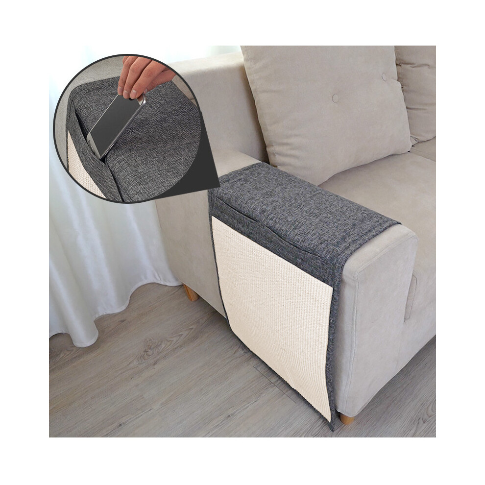 Corner Cat Scratcher, Natural Sisal Furniture Protection Wraps Around Couches, Easy Installation For Everyday Peace Of Mind