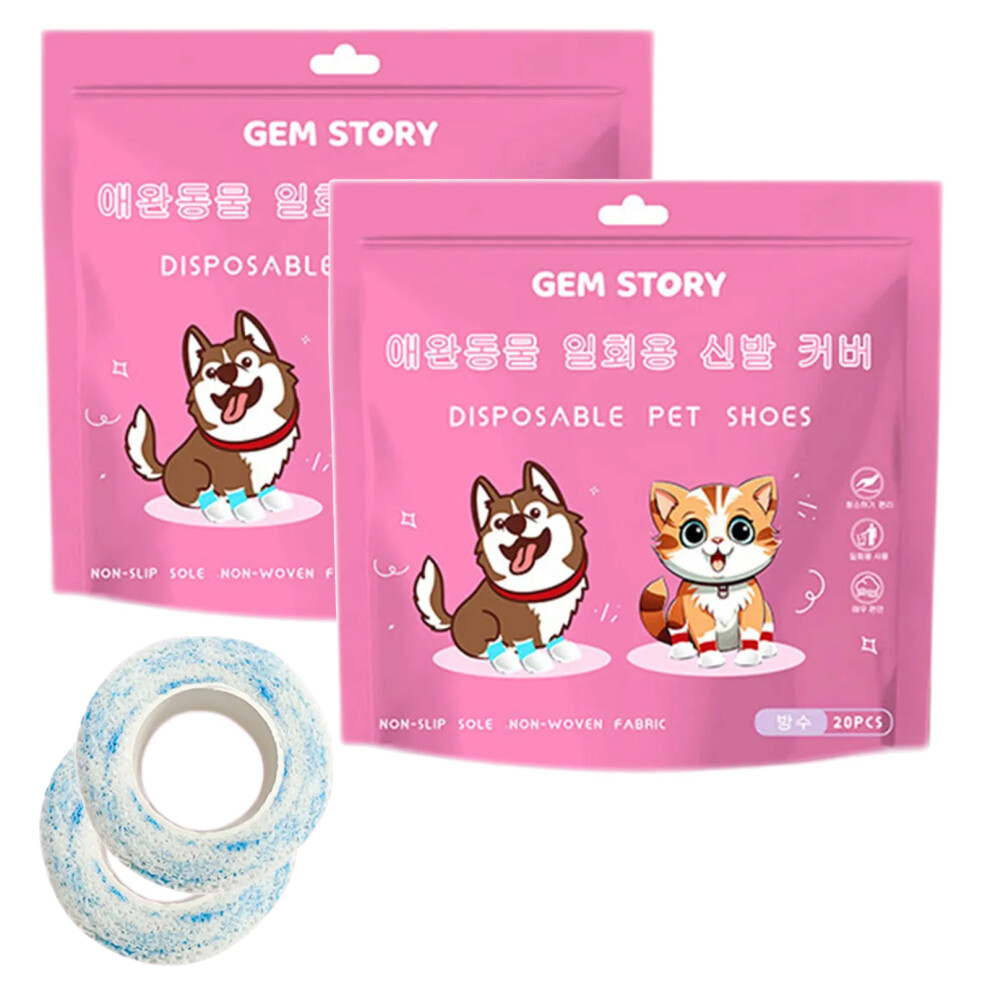 Outdoor Dog Feet Cover Protective Socks Dog Shoes Warm Paws-M