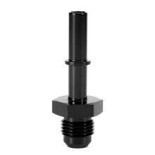 Adaptor de racord pentru furtun de combustibil prelucrat cu precizie, etanșare pozitivă, deconectare rapidă, finisaj anodizat negru, finisaj