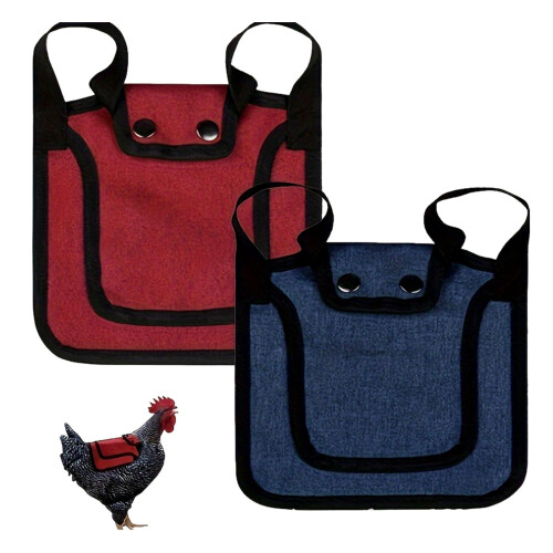 3PCS Chicken Saddles Wing Feathered Protectors Poultry Back Wing 1