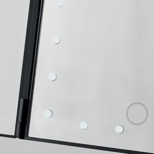 Touch Screen LED Makeup Mirror with 24 Lights 3X Magnification 2