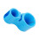 Compacts Spiralen Rasp Shredders Dubbele kop ABS-Blauw 1