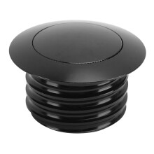 Tappo serbatoio ventilato nero lucido per motociclette Harley, tappo serbatoio a scomparsa con guarnizione O-ring, facile da installare, tappo
