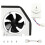 Plastic Condenser Fan Motor Suitable for Refrigerator Cooling 1
