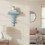 Stylish Wall Mounted Shelf For Displaying-NX0182B light blue 6