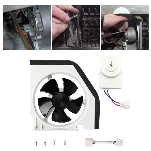 Plastic Condenser Fan Motor Suitable for Refrigerator Cooling 1