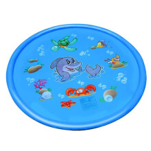 Adjustable Water Height Splash Pad, Eco-Friendly Material Non-Slip Dog Pool, Durable PVC Material For Large Dogs, Summer Outdoor Water Toys, Thick Dur
