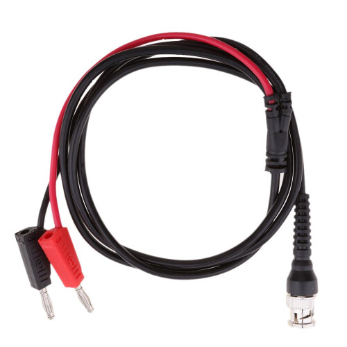 BNC Q9 To Dual 4mm Stackable Banana Plug With Socket Test Leads Probe 2