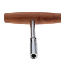Professional Piano Tuning Tool T Shaped Wrench Spanner with Wood Handl