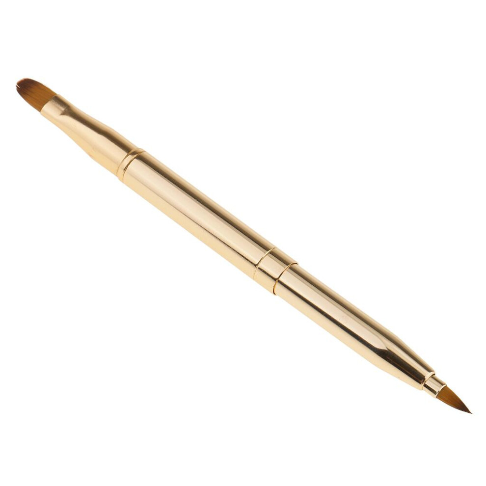 New Retractable Lip Brush Double-headed Cosmetic Eyeshadow Makeup Tool
