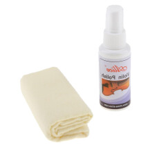 Violin Polish and Cleaning Cloth Set for Wooden Musical Instrument Vio