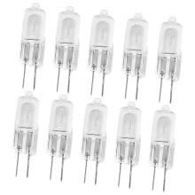 10Pcs G4 12 Volt 20W Halogen Lamps Light Bulbs Capsule Long Life 2 Pin