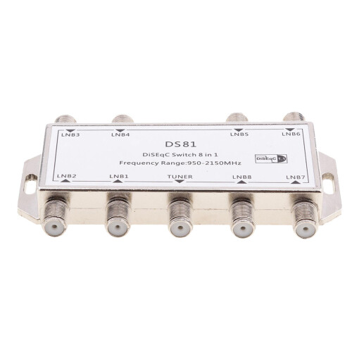 FTA Switch 8X1 DiSEqC Satellite Dish for FTA Receiver 8 in 1 Multi LNB