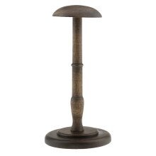 Vintage Style Wooden Wood Wig Hat Cap Helmet Rack Holder Display Stand