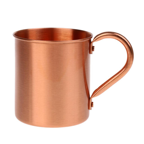 350ml 100% Pure Copper Drinking Cold Beer Bar Mug Coffee Tea Cup with 1