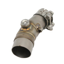 Exhaust Mid Section Link Pipe Connect Elbow Tubes for Kawasaki ER6N