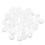 50pcs 5cm White Modelling Craft Polystyrene Foam Balls Hemispheres 3
