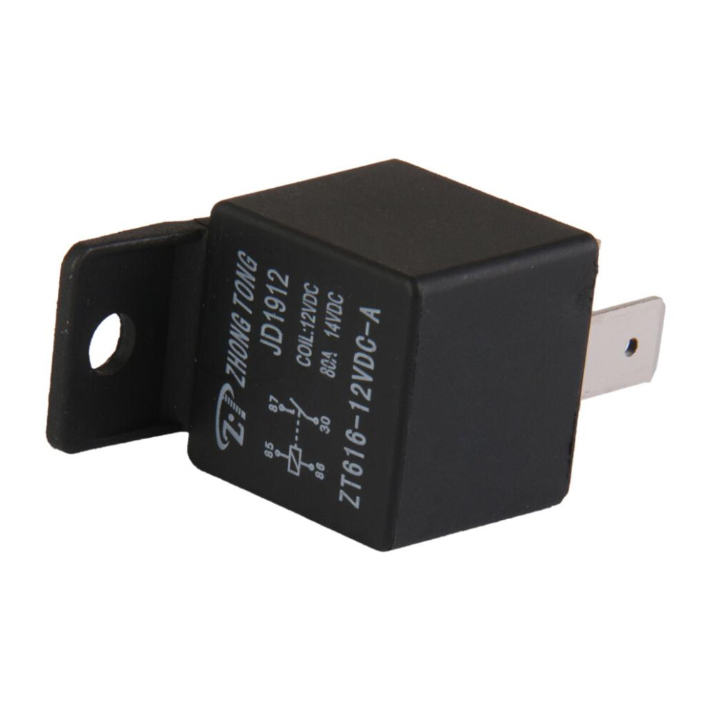 Car Truck Auto Automotive Dc 12V 80A 80 Amp Spst Relay Relays 4 Pin 766412634539