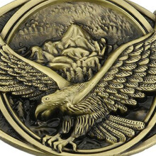 Vintage Classic Hippie Hawl American Western Cowboy Cowgirl Belt Buckl