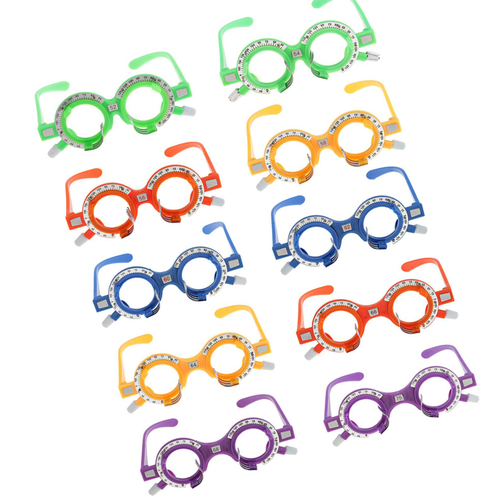 10 Pieces Optical Trial Lens Frame Eyeglass Optometry Optician Equipme