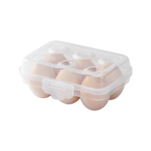 Boîte de rangement d'œufs empilable, vue-Couleur transparente 6