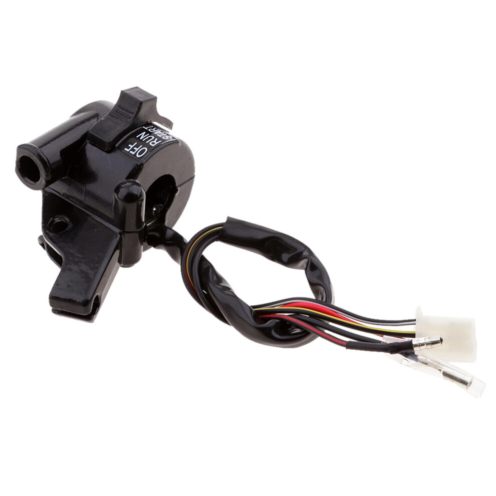 Motorcycle Throttle Housing Start Kill Switch Lever Assembly For Yamah 808729110303