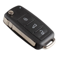 3 Button Remote Key FOB shell case +uncut blade Fit VW Polo GOLF MK6 T