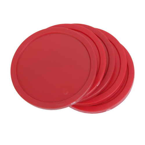 4pcs Air Hockey Table Arcade Game Pucks 82mm Red
