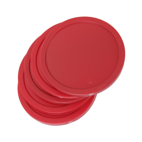 4pcs Air Hockey Table Arcade Game Pucks 82mm Red 2