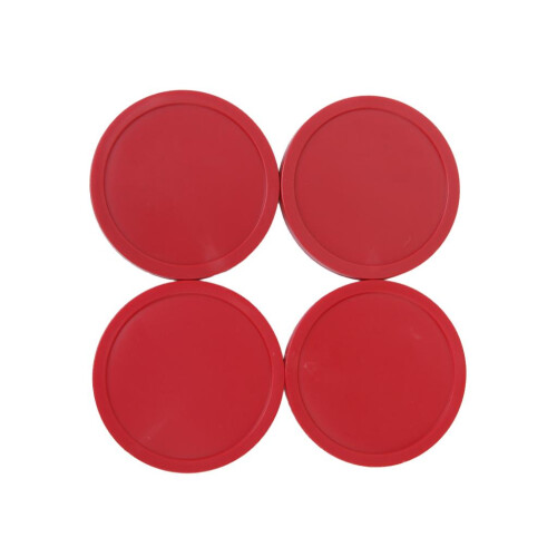 4pcs Air Hockey Table Arcade Game Pucks 82mm Red 1