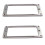 2 Pieces Metal Electric Guitar Pickup Flat Base Mounting Inside Frame 1