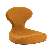Oreiller de chaise ergonomique-jaune d'automne doré