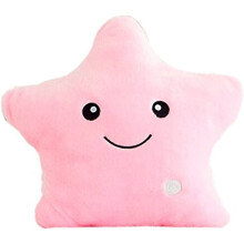 Safe for Kids, Battery Operated: Color-Changing LED Star Pillow for Magical Nights and Peaceful Sleep