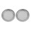 2 Pieces Sound Hole Inserts Screen Speaker Grill for Resonator Dobro G 3