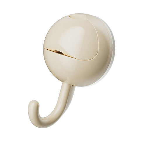 Installation sans perçage de crochet de boule-Blanc laiteux