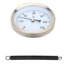 Bi-metal Thermometer Clip-on Temperature Gauge Dial with Spring