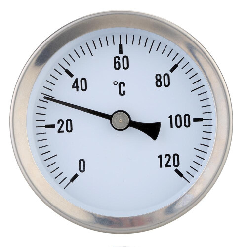 Bi-metal Thermometer Clip-on Temperature Gauge Dial with Spring 1