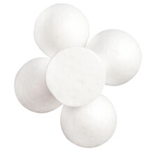 5 Pieces Half Round Solid Polystyrene Foam Balls for Christmas Craft 1