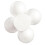 5 Pieces Half Round Solid Polystyrene Foam Balls for Christmas Craft 1 1