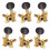 3R3L String Tuning Peg Tuner Open Oval Button Heads for Acoustic Folk 1