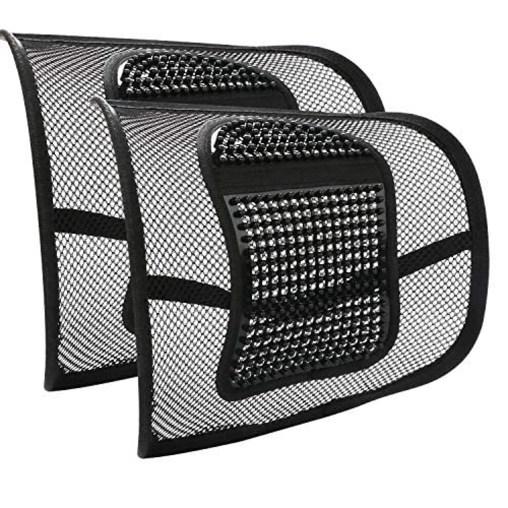 Ergonomic Design Lumbar Support, Breathable And Cool, Stretchy Elastic Band, Lightweight And Portable, Fully Packaged Design, 2Pcs, Energy Saving 9190834264899