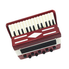 Dollhouse Wooden Accordion Miniature Musical Instrument Collection Gif